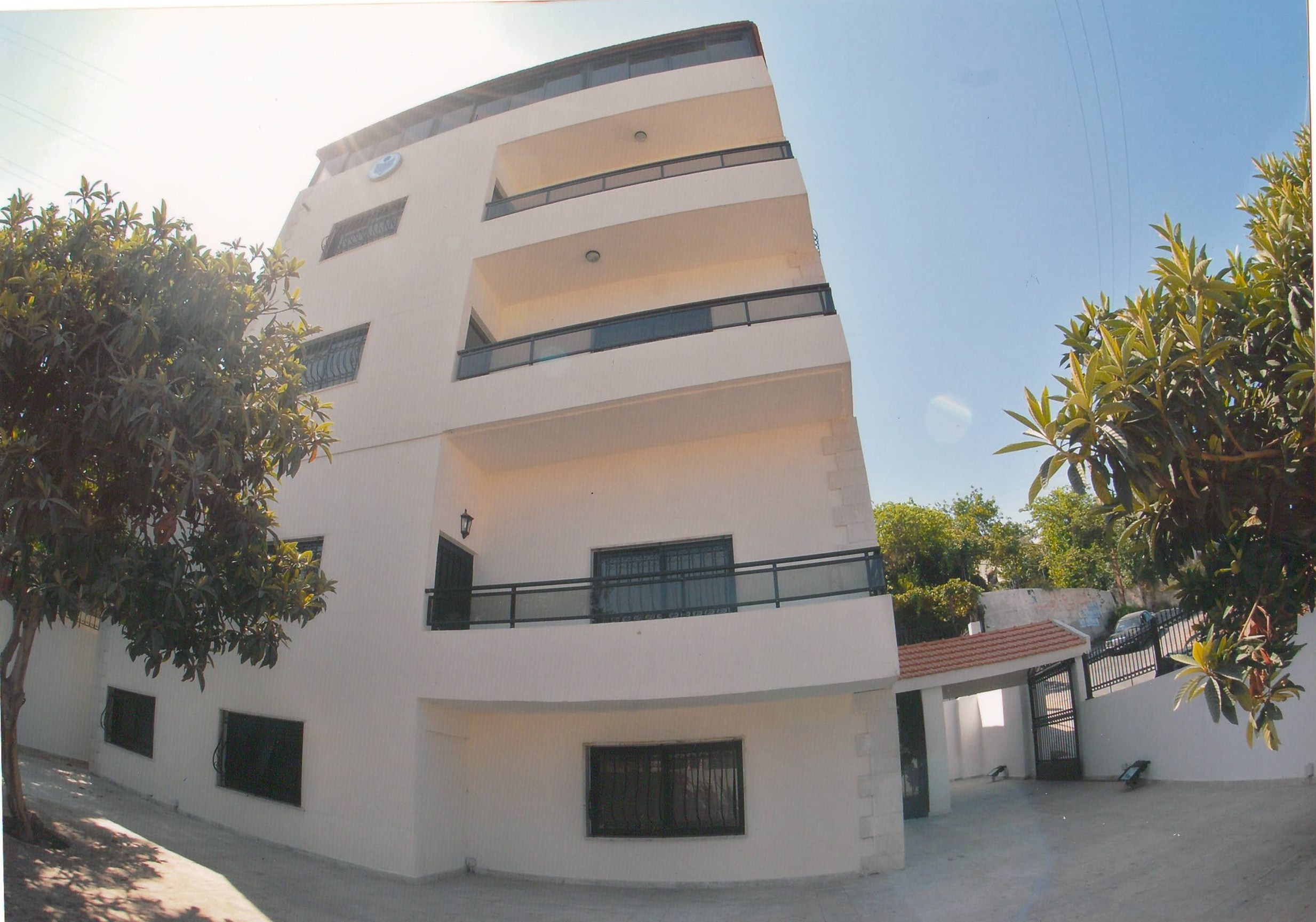The courtyard of the CSF centre in Saida